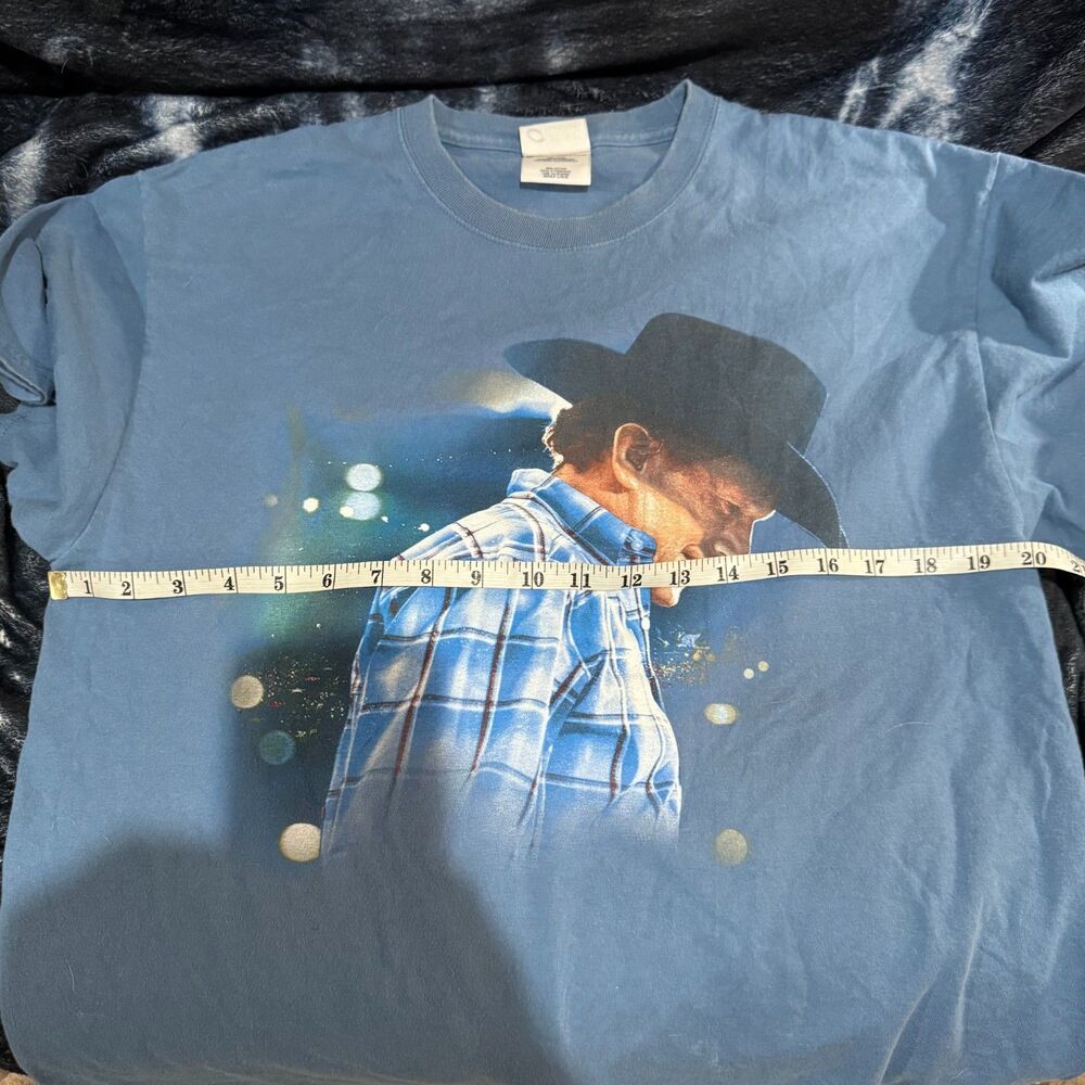 George Strait The Cowboy Rides Away Tour Concert Shirt Double Sided Size L - Picture 7 of 9
